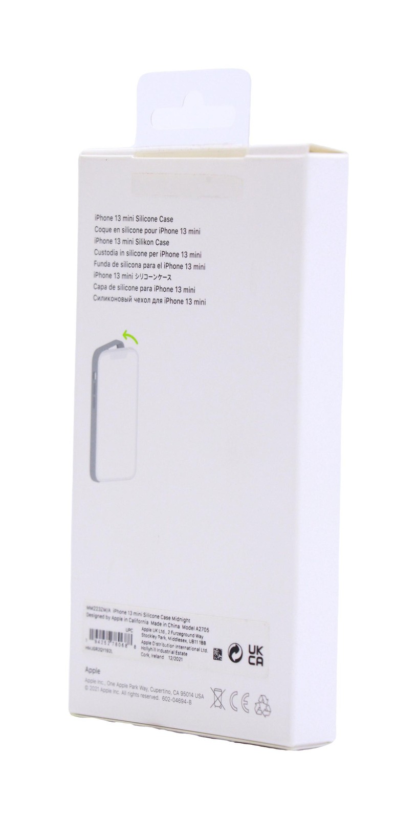 Genuine Apple iPhone 13 mini Silicone Case MagSafe Midnight