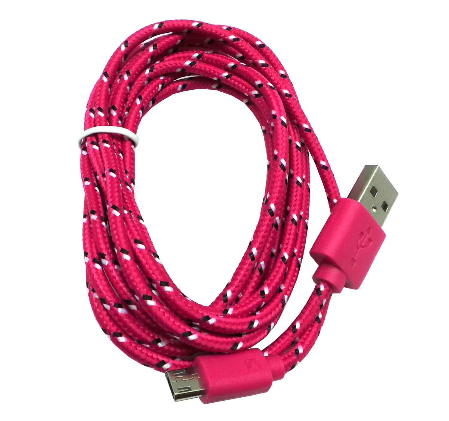 3Ft 6Ft 10Ft MICRO USB V8 Fabric Braided charger Data Sync Cable Samsung LG HTC