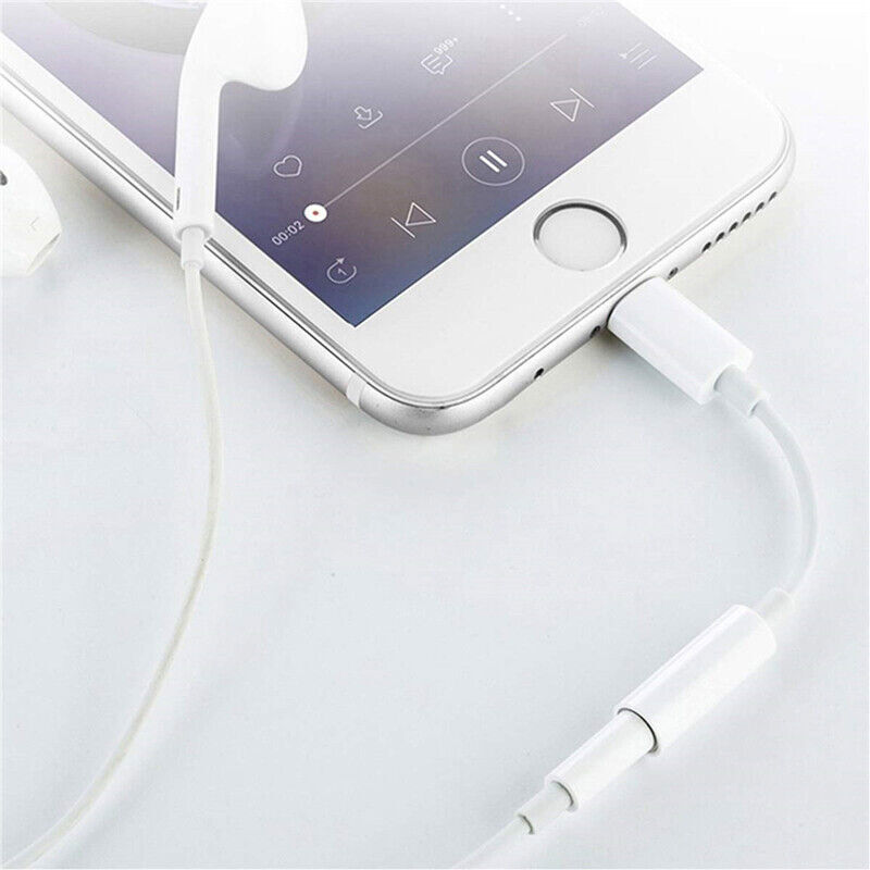 For iPhone Headphone Adapter Jack 8Pin to 3.5mm Aux Cord Dongle Converter lot