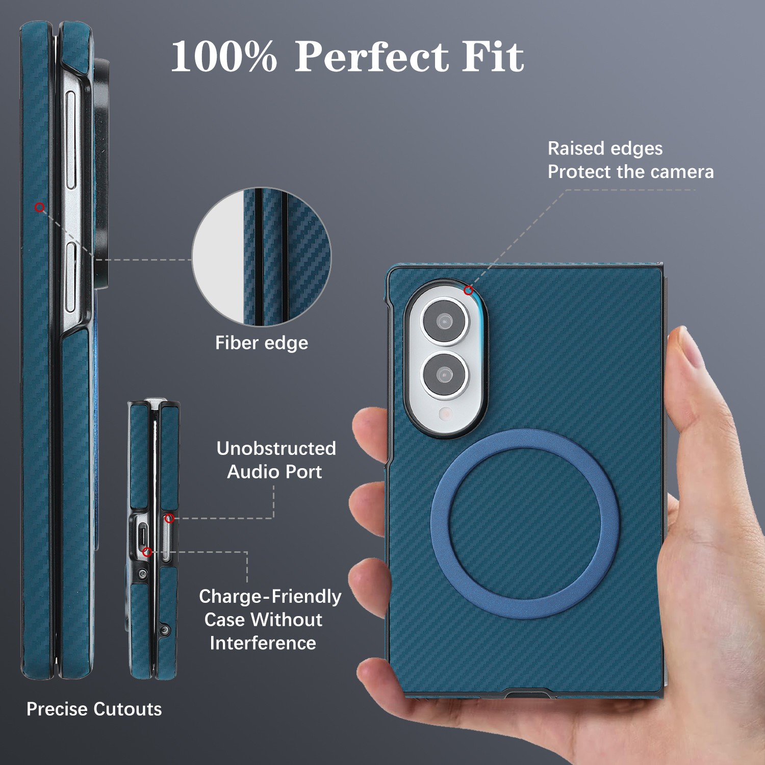 For Samsung Galaxy Z Fold8 Ultra / Z Fold8 Magnetic Case Shockproof Screen Cover