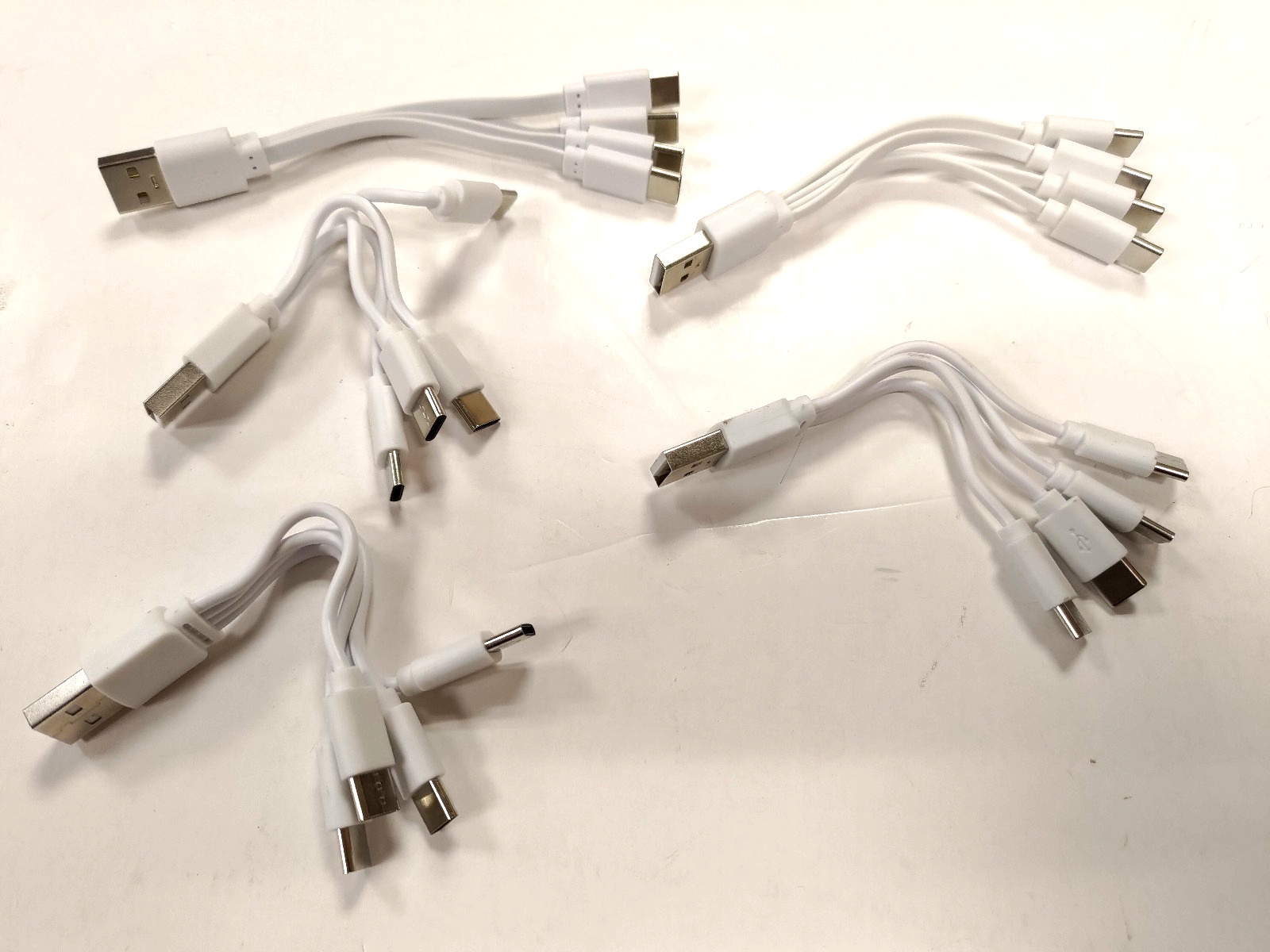 USB 1.0 to USB C Splitter Charging Adapters 4-way 2-way New