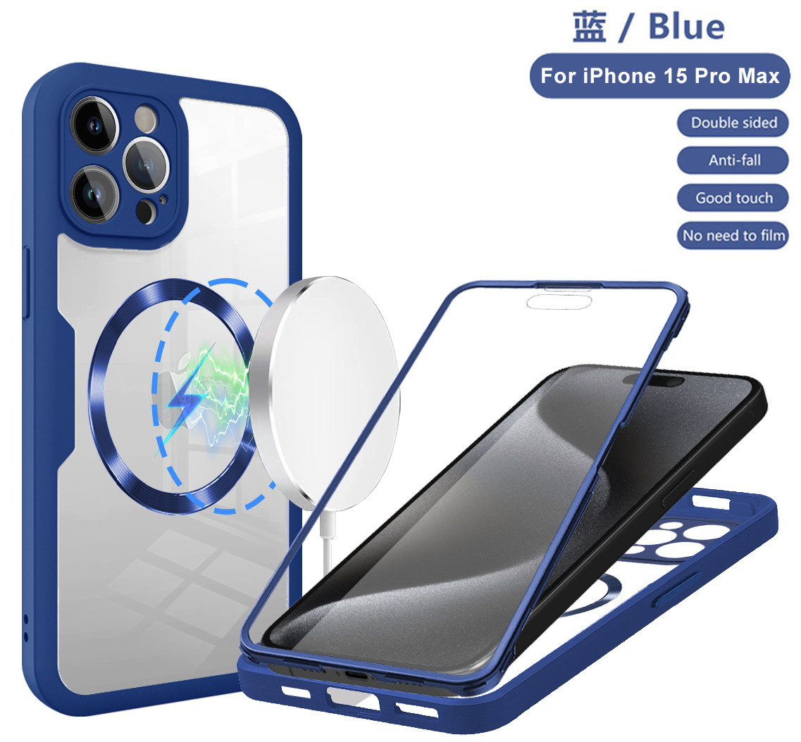 360° Full Body Magsafe Magnetic Screen Protection Phone Case For iPhone 17 16 11