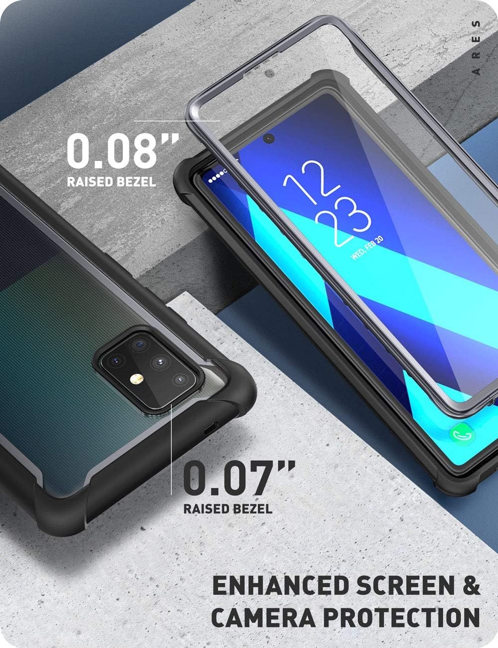 i-Blason for Samsung Galaxy A71 5G Version Stylish Case Flexible TPU Back Cover