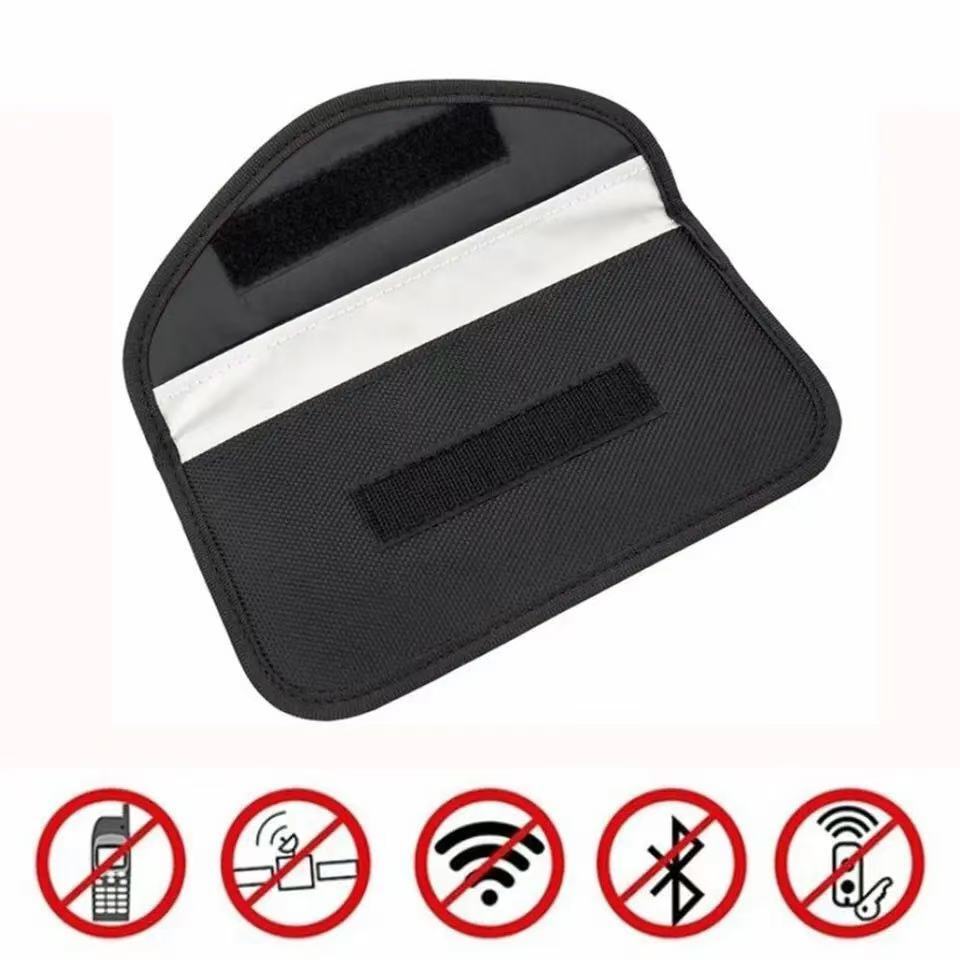 2 Pack Faraday Bag Cell Phone Wallet Blocker Radiation Signal Shielding Case