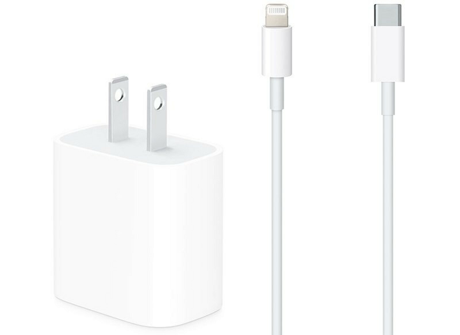 Authentic Apple MU7T2LL/A 18W USB-C Charger & USB-C to Lighting Cable