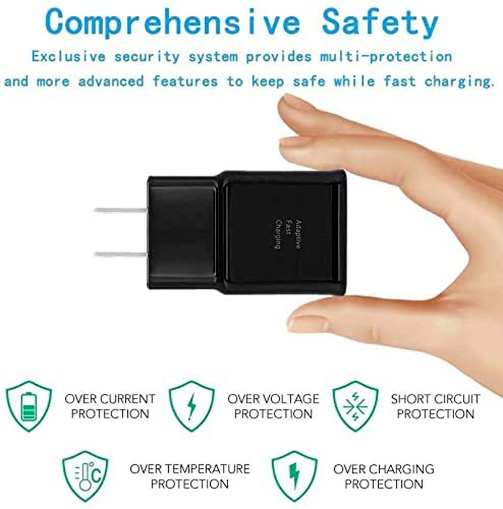 For Samsung Galaxy Android Fast Wall Charger Adapter with Type-C Data Cable Lot