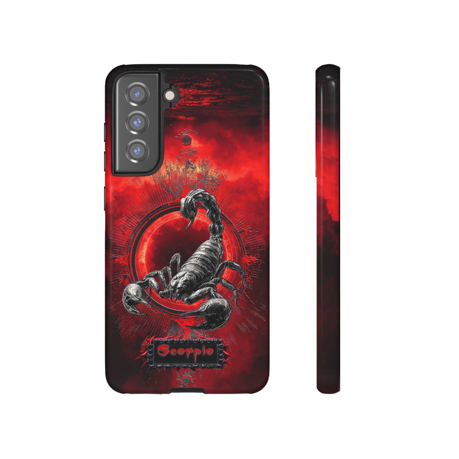 Personalized Scorpio Zodiac Tough Phone Case. Astrology Fan Custom Birthday Gift