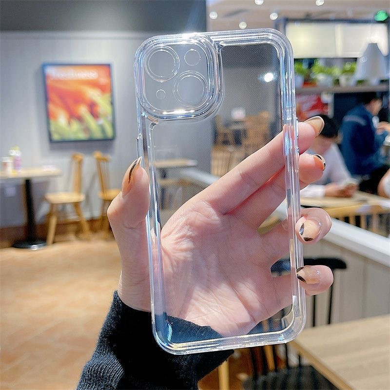 Clear Soft TPU Silicone Case For iPhone 14 Back Shockproof Cover
