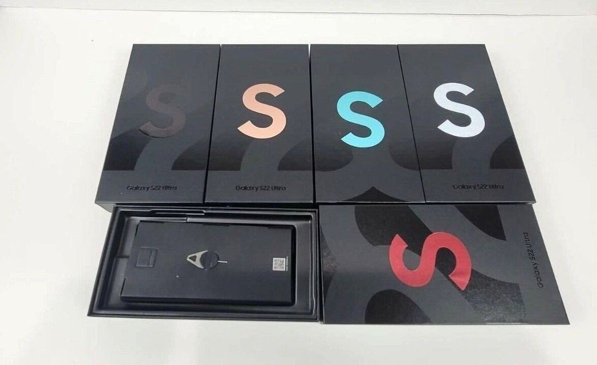 Samsung Galaxy S23 Ultra S22 S22 Plus 5G Empty Box Retail Box Plastic Seal