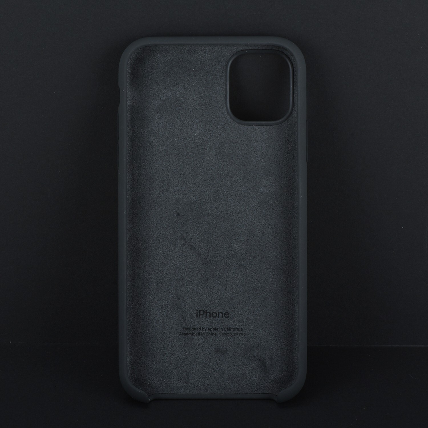 Original Apple Silicone Snap Case Cover Skin For iPhone 11 – Black MWVU2ZM/A