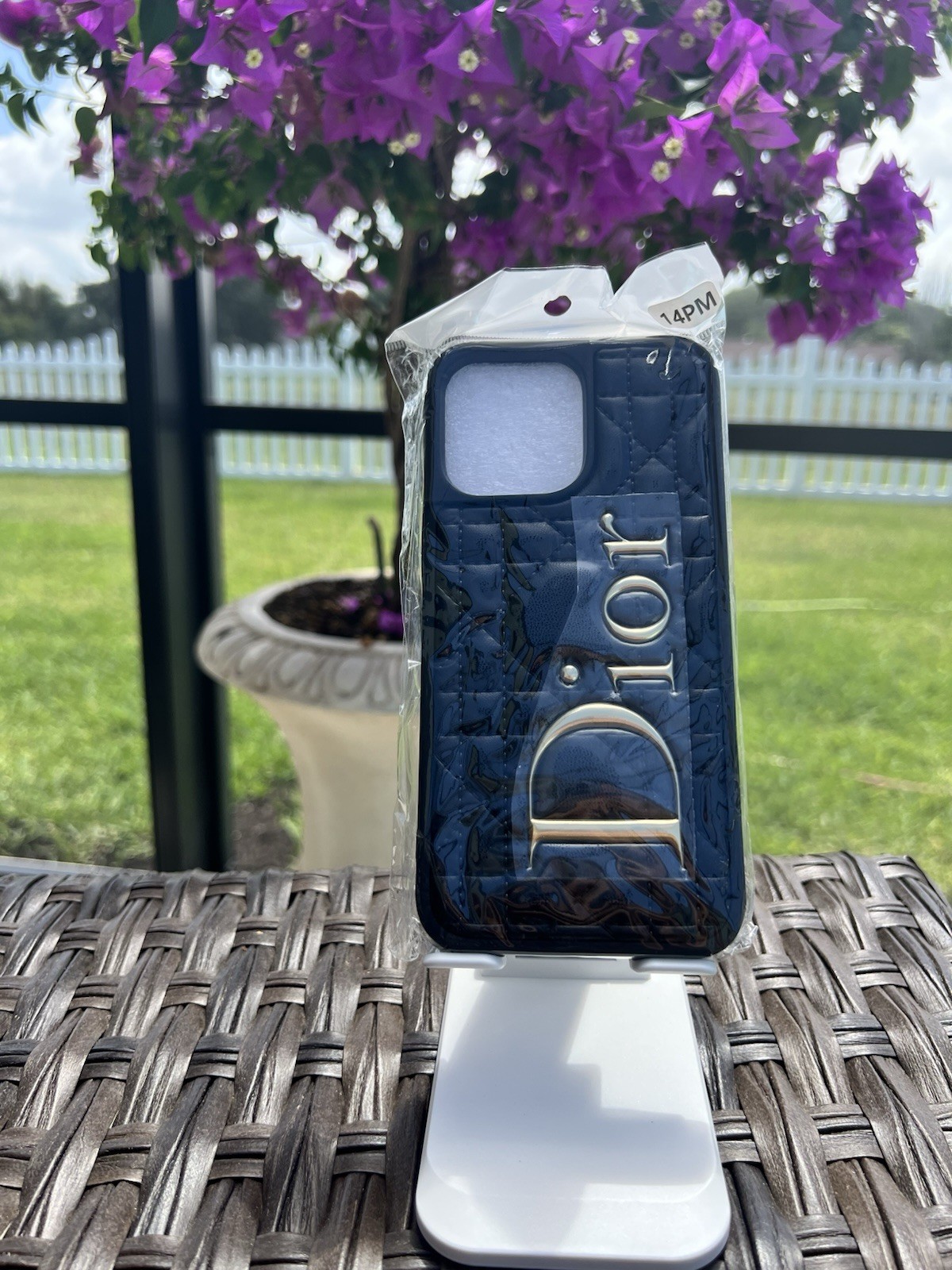 Luxurious Outlet Designer Black Unisex Fitted Signature Case iPhone 14 Pro Max!