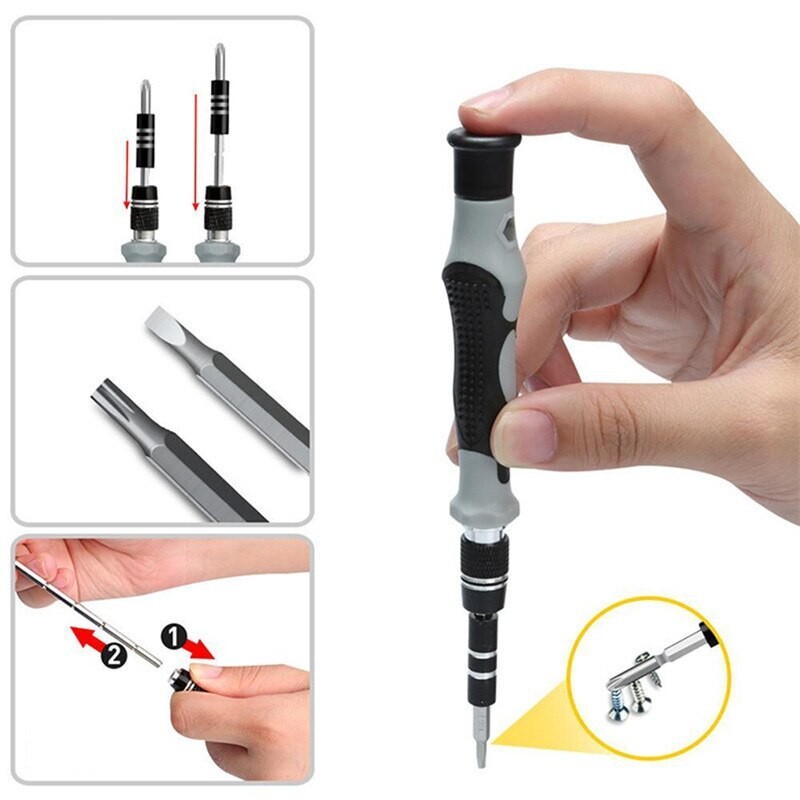 117PC Technician Pry Tool Kit Set Cell Smart Phone Tablet Laptop Computer Repair