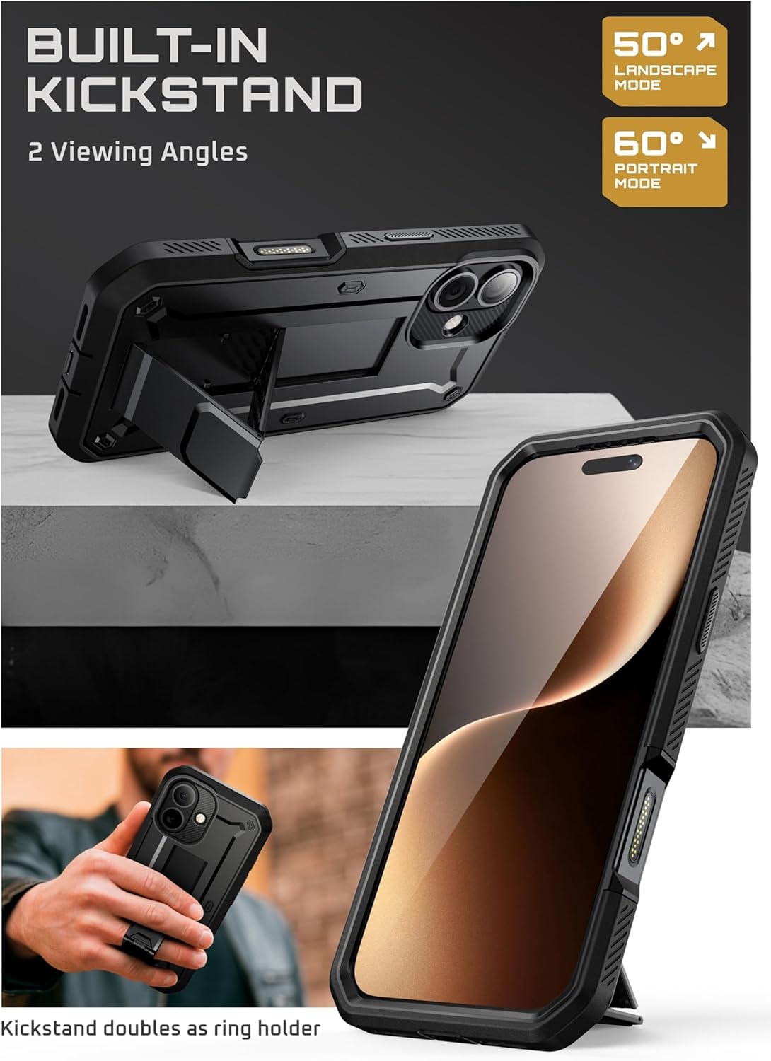 SUPCASE UBPro Military-Grade Protection Case for iPhone 17 6.3″ Shockproof Cover