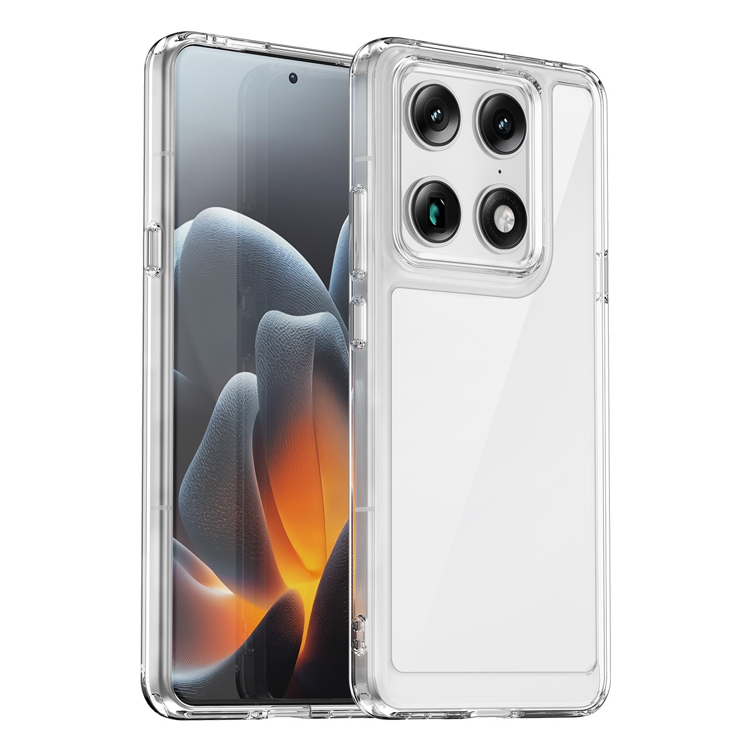 For Motorola Moto X70 Air Pro Slim Clear Hard Back Hybrid TPU Bumper Case Cover