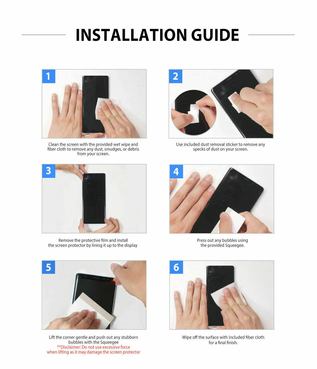 For Xiaomi Poco X6 X5 M6 M5 X3 X4 F5 Pro C61 C65 C55 Privacy Screen Protector
