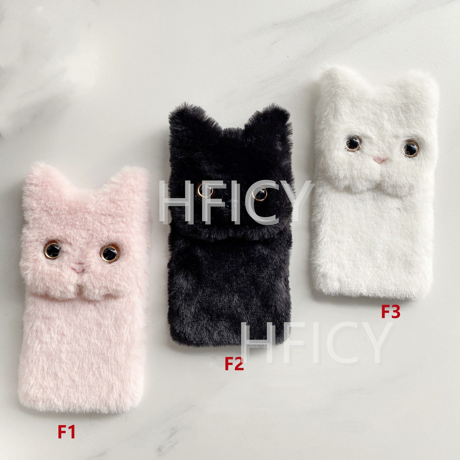 for Lively Jitterbug Smart 5 Case Girly Faux 3D Bunny Fluffy Soft Warm Cover