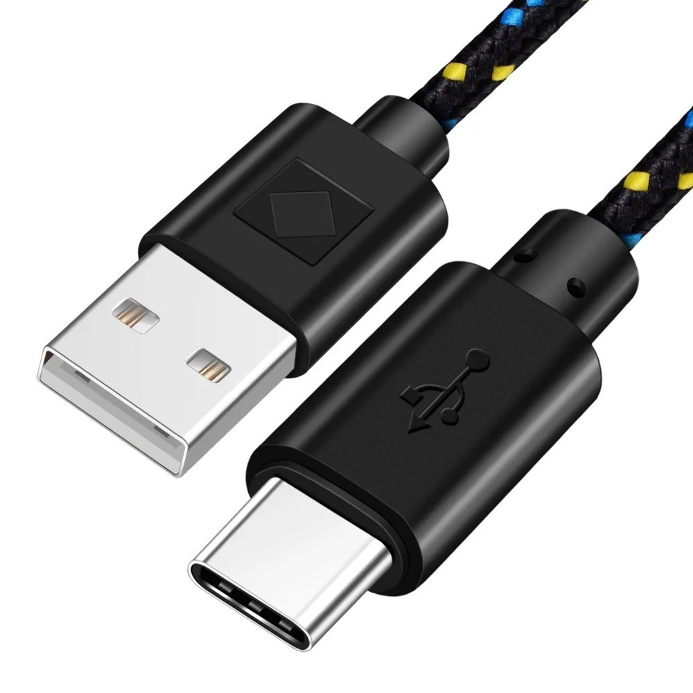HeavyDuty USB Type C Charging Cable Braided Fast Phone Charger Long Lead 2m 3m