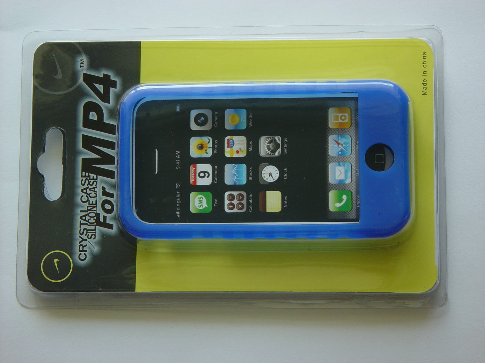 Blue Color Soft Silicone Skin Case Cover for Apple iphone 3 , 3G , 3GS