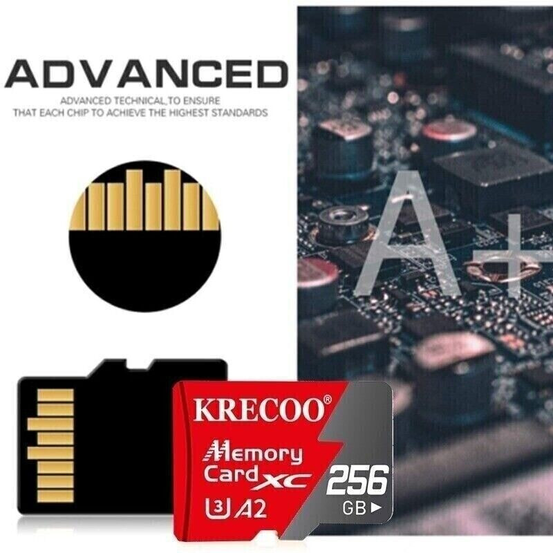 Micro SD TF Card Class 10 High Speed Memory Card for Security Camera Dash Lot
