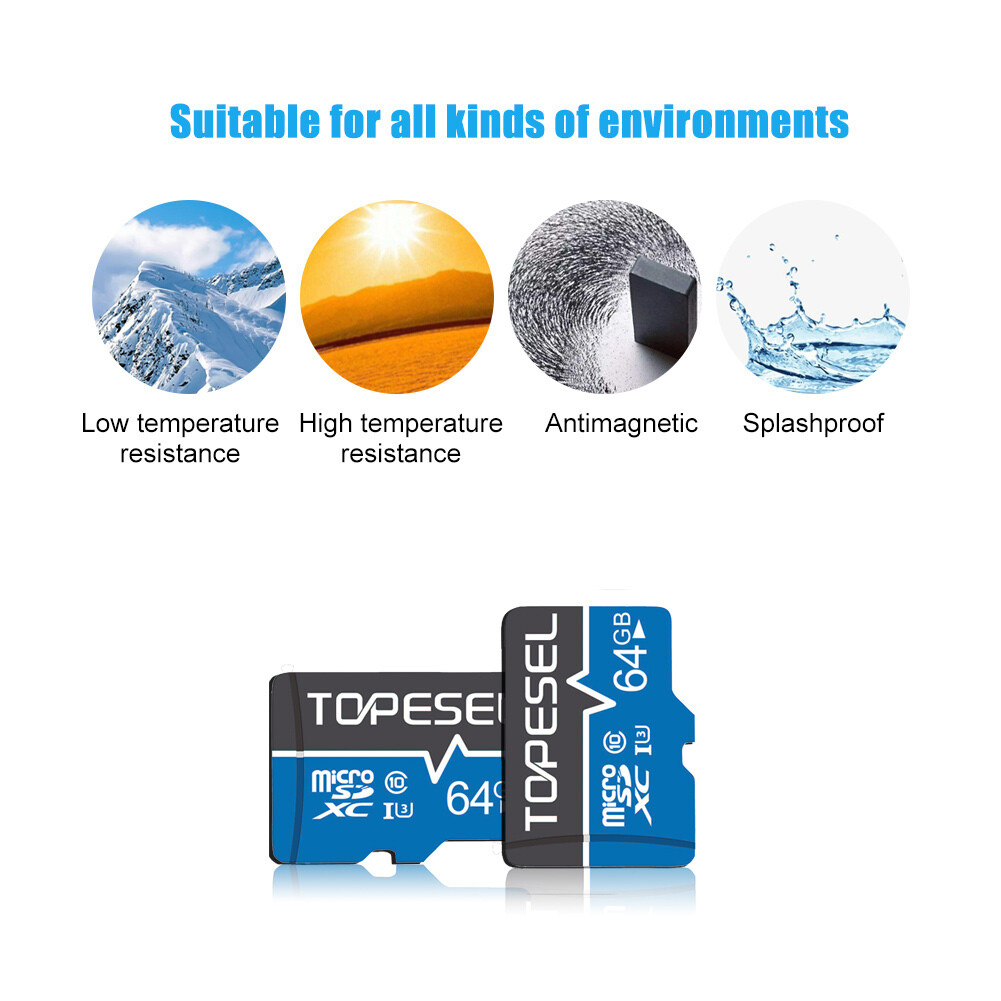 LOT 64GB Micro SD Card Memory Cards Micro SD Class 10 High Speed Flash Cards