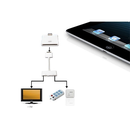 30 Pin to 8 Pin Converter Adapter for Apple iPhone 4 5 6 6s 7 iPad Charger