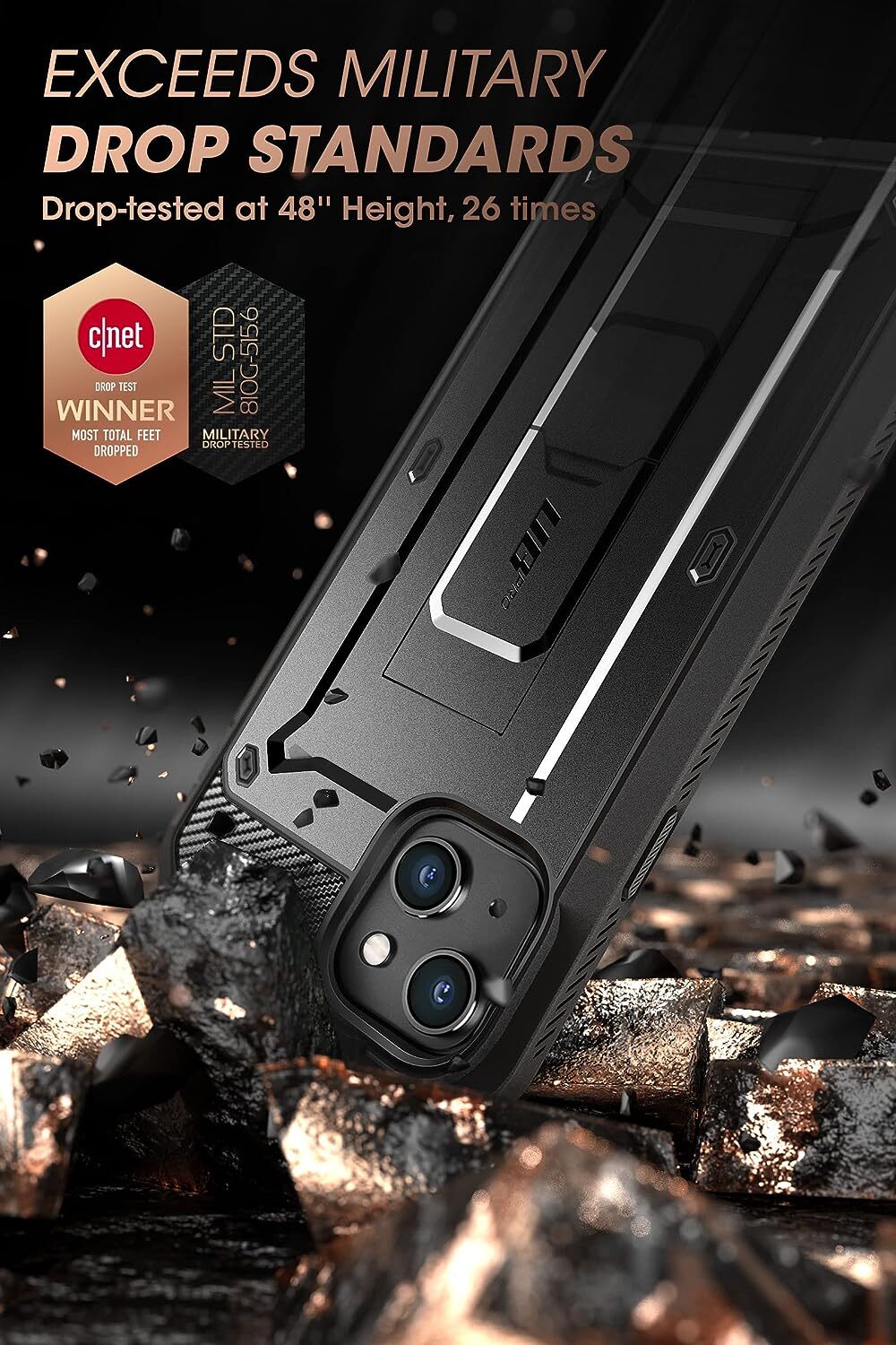 SUPCASE UBPro Case for Apple iPhone 15 (6.1″) Shockproof Cover Heavy Duty Shell