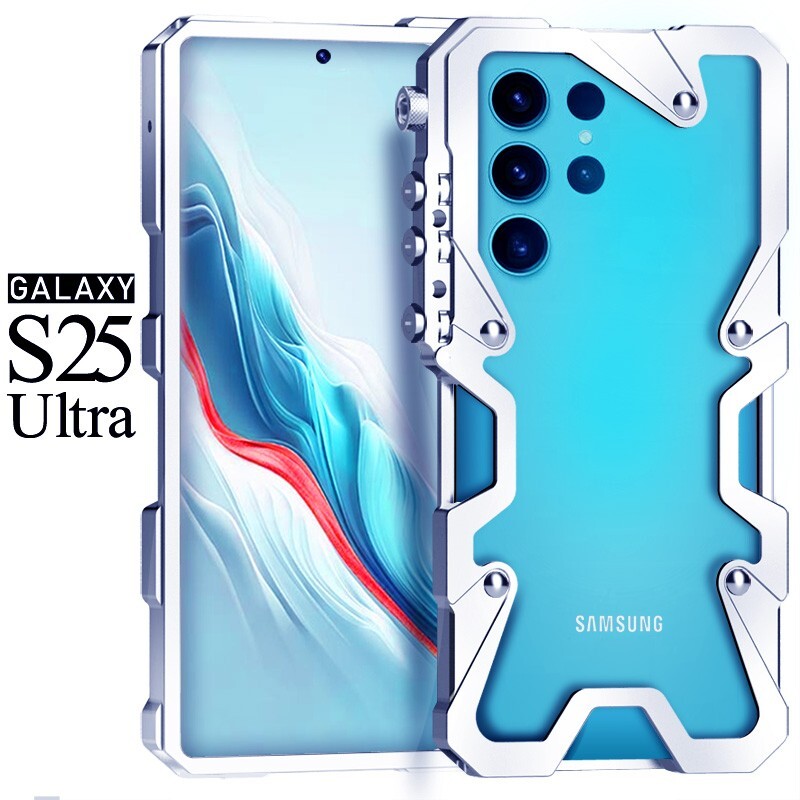 Aluminum Bumper Case For Samsung S25 S24 S23 S22 S21 S20+ FE Ultra Metal Cover
