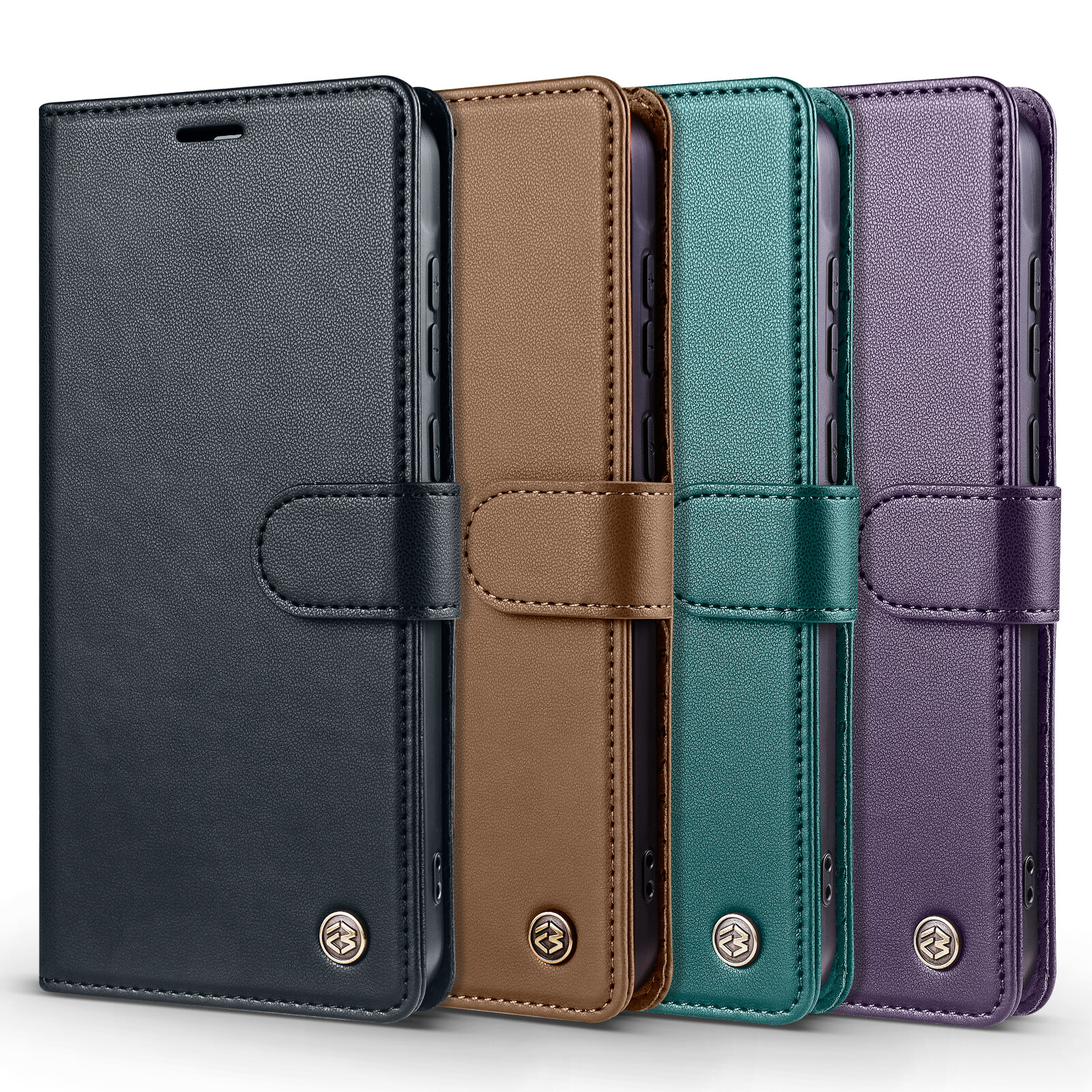 For Samsung A15 A25 5G A35 A55 Magnetic Leather Wallet Case RFID Blocking Cover