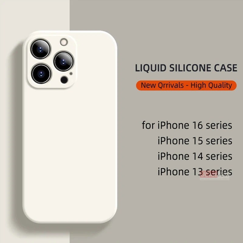 For iPhone 16 15 14 13 12 11 Pro Max XS X 8 7 SE Silicone Case Camera Lens Cover