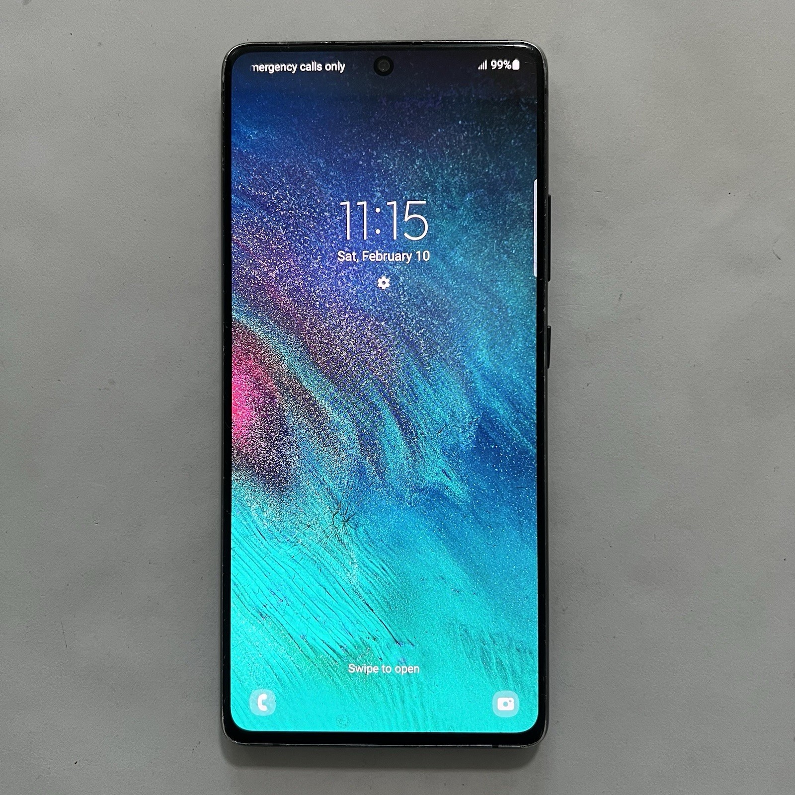 Original Used Phone For Samsung Galaxy S10 Lite SM-770F 6+128GB Dual SIM Black