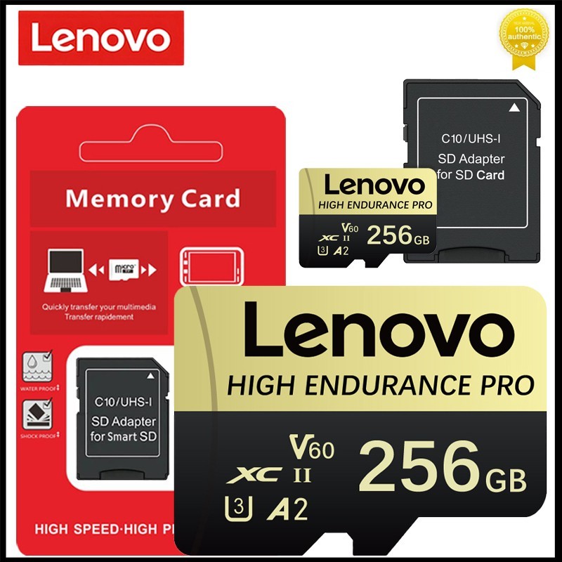 LENOVO 1TB 512GB 256GB 128GB Micro TF SD Card High Speed Class Flash Memory*
