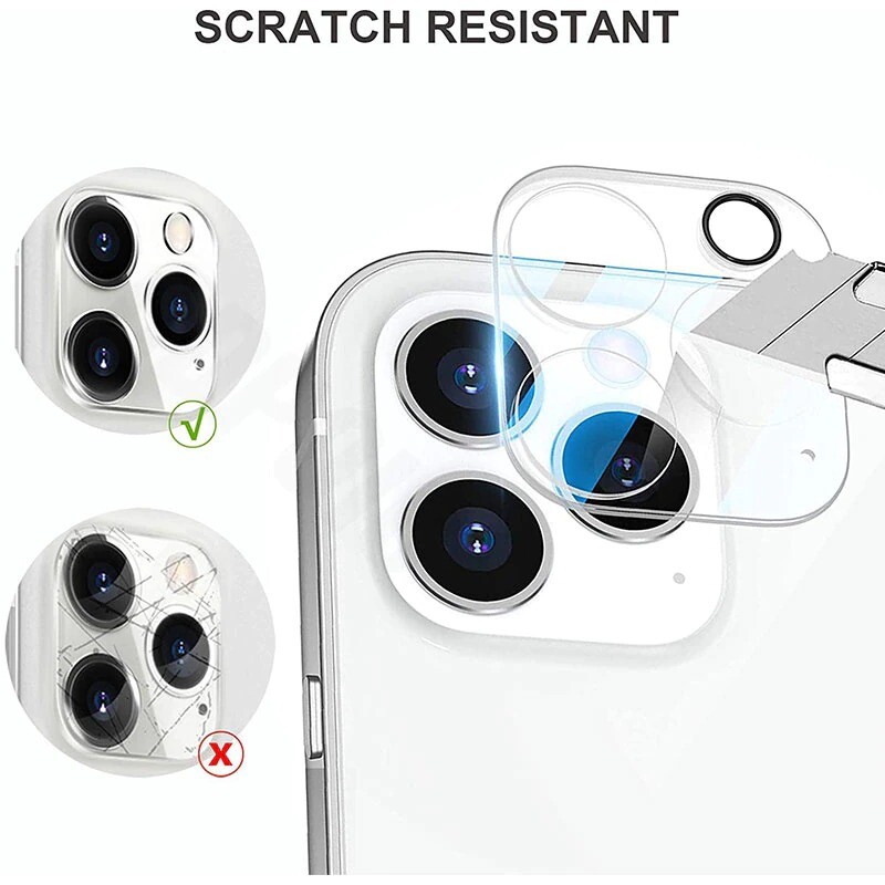 Camera Lens Protector Tempered Glass Back Rear For iPhone XS Max XR X 12 13 Pro