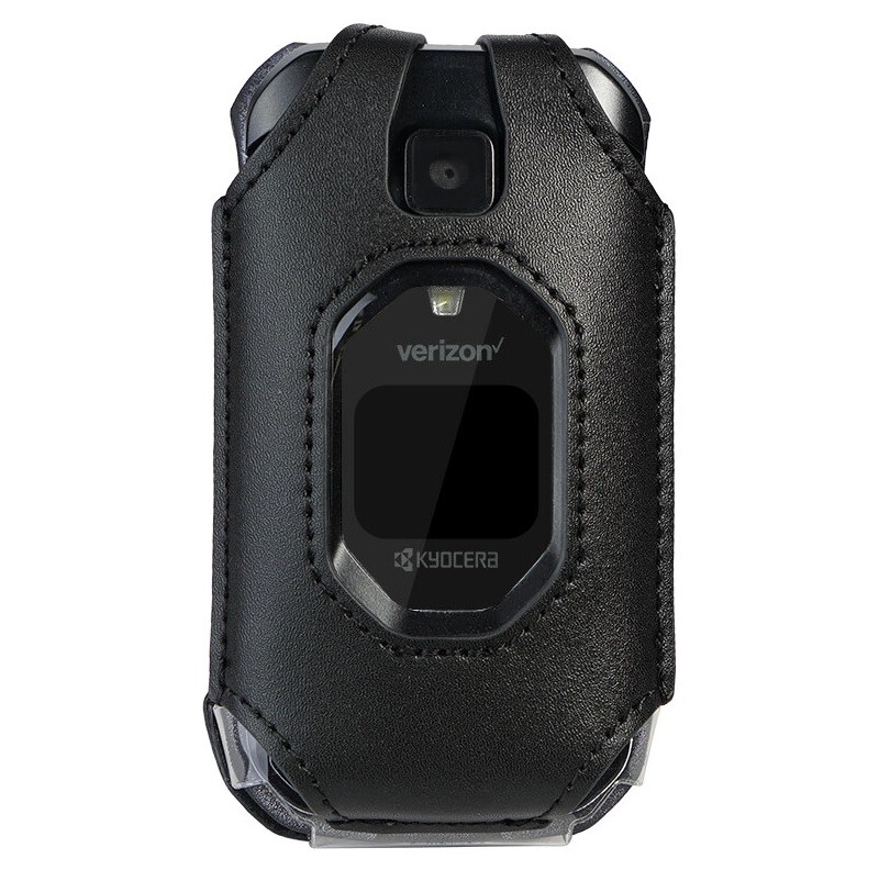 Fitted Leather Case Belt Clip for Kyocera DuraXE Epic E4830 DuraXE Equip E4831