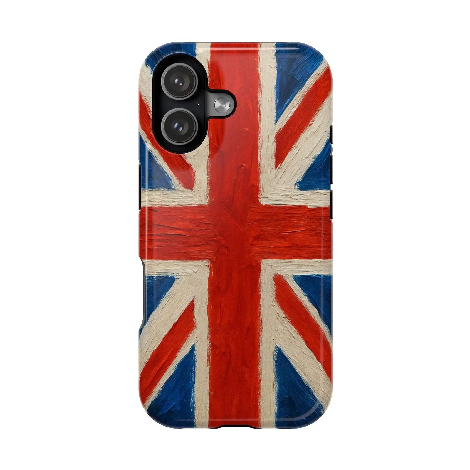 MagSafe Tough iPhone Case — UK Flag Magnetic Impact-Resistant Design