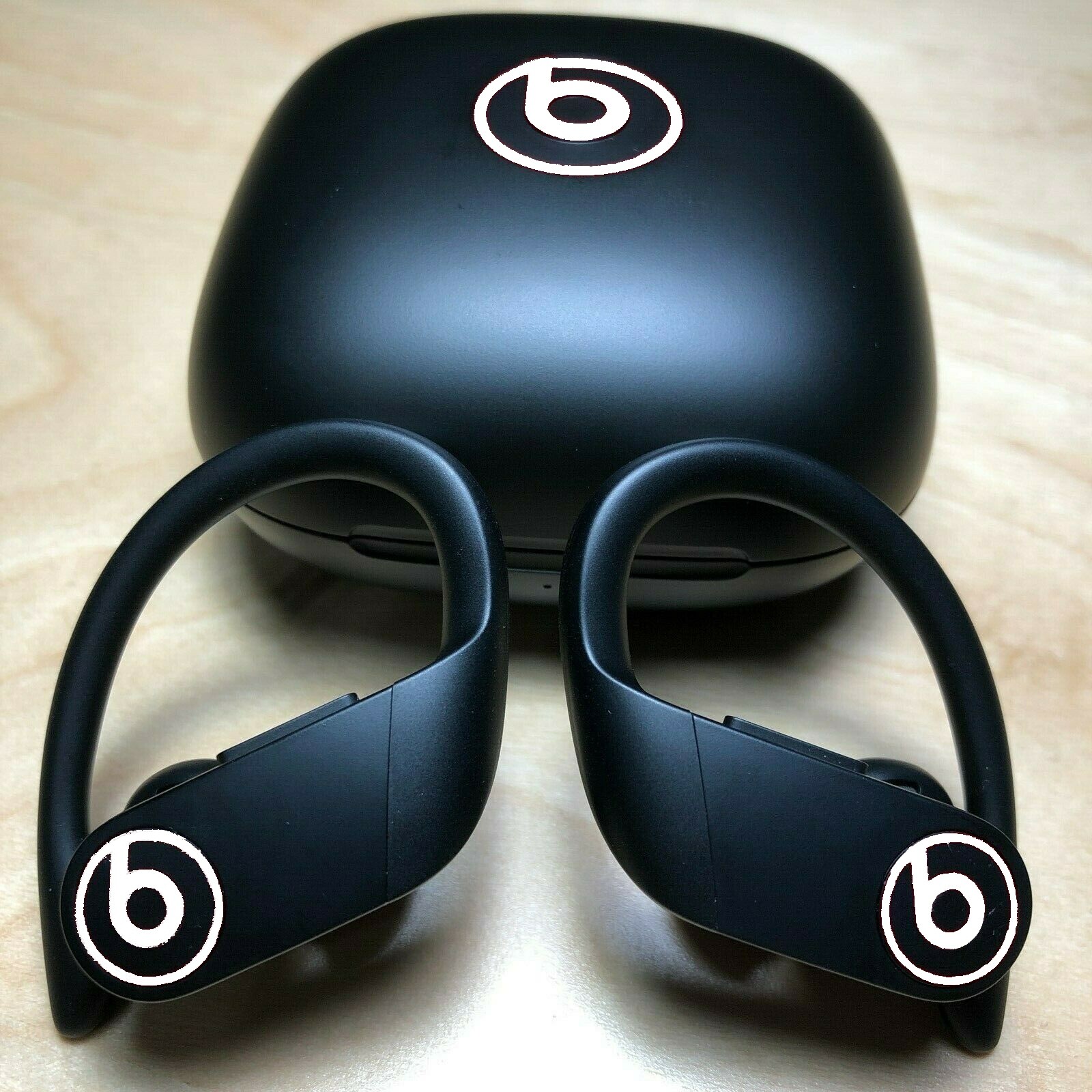 Circle Matte White Skin Vinyl Decal Sticker for Powerbeats Pro Case Beats By Dre