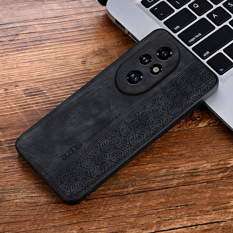 For Honor 200 Pro Luxury Shockproof Business Retro Leather Soft Case Cover