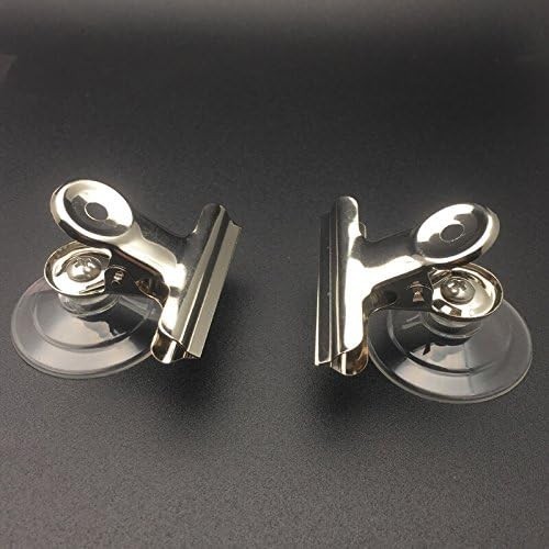 Suction Holder Clamps 8 Pcs Clear Plastic Hooks Bathroom Kitchen Display Stands