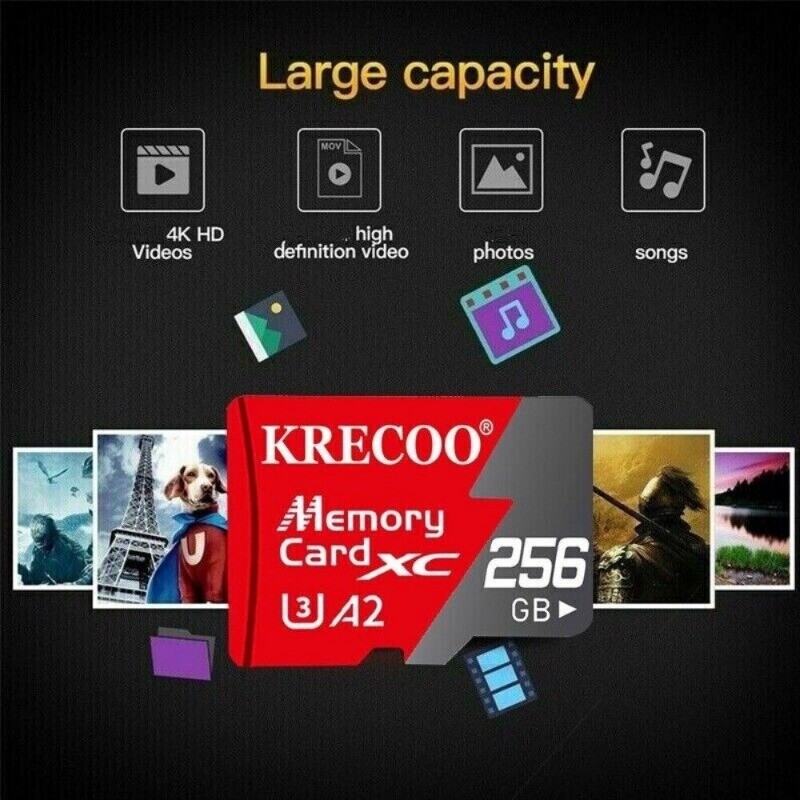 Micro SD Card Ultra Memory Card 64/128GB 256GB 1TB 2TB TF Class 10 Wholesale lot
