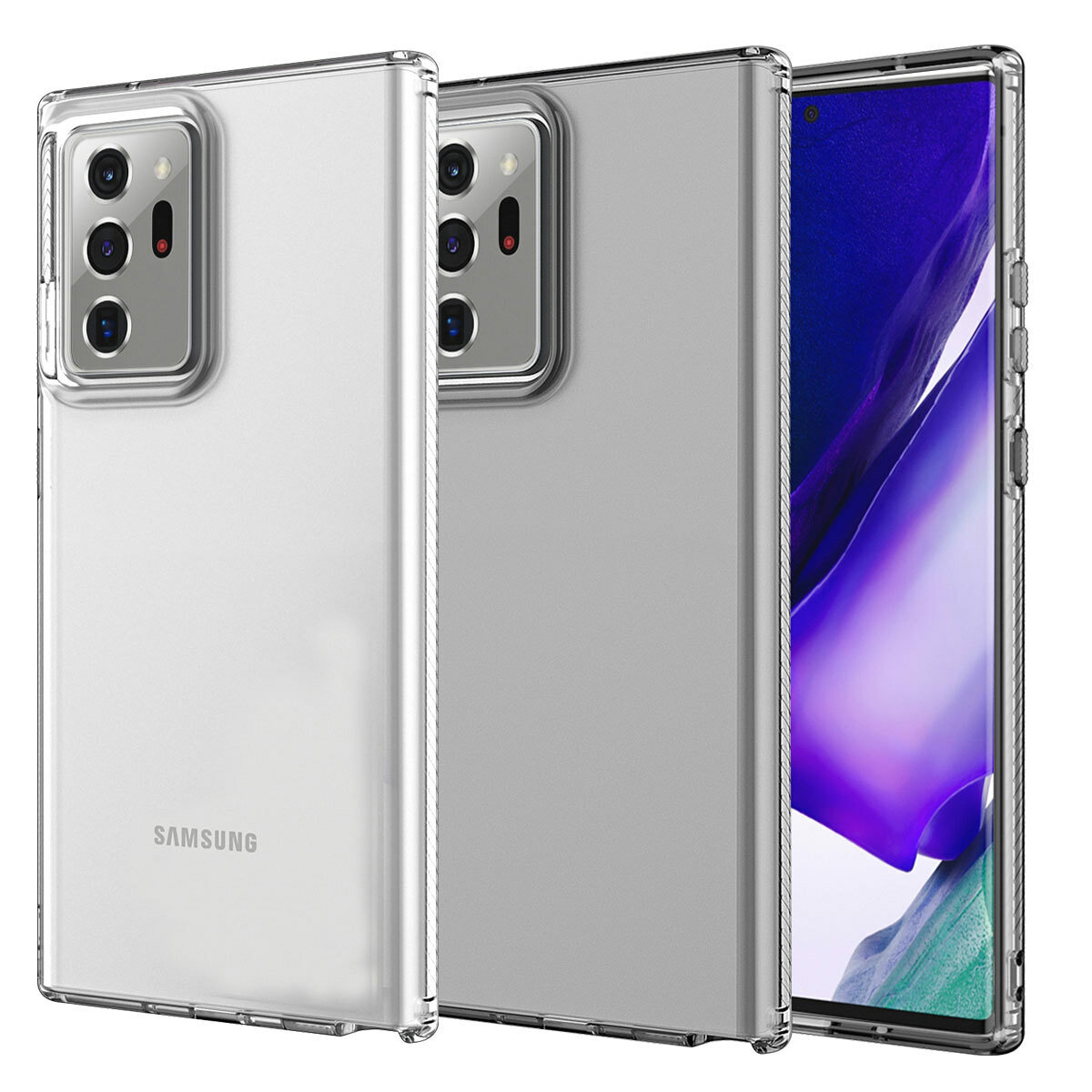 Clear Case for Samsung Galaxy Note 20 Ultra/Note20 5G Shockproof Slim Thin Cover