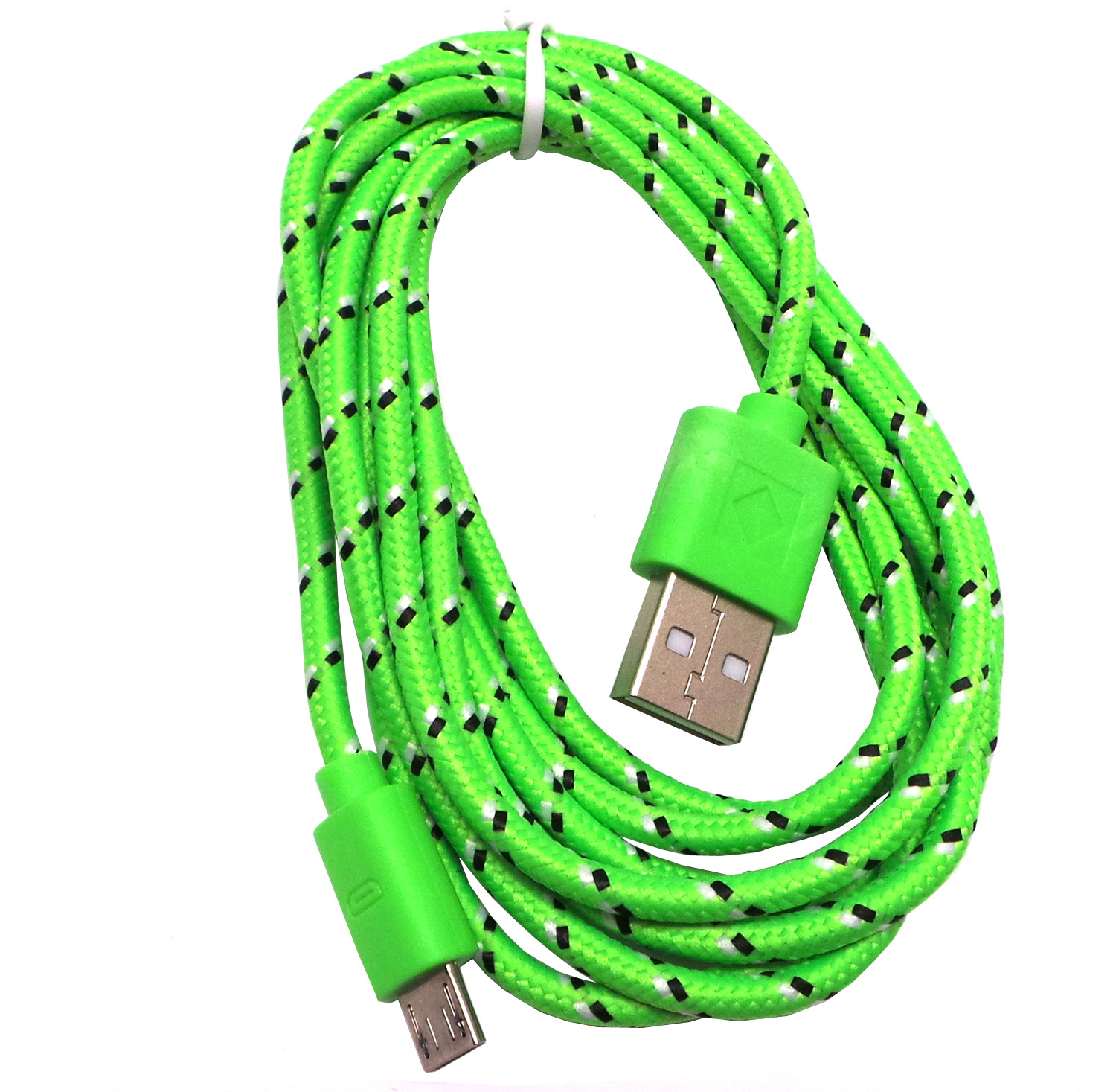 3Ft 6Ft 10Ft MICRO USB V8 Fabric Braided charger Data Sync Cable Samsung LG HTC