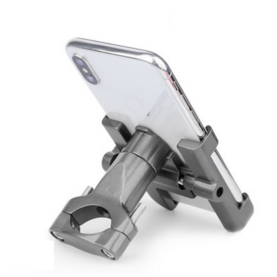 Motorcycle Phone Holder GPS Mount Bracket Handlebar Stand For 3.5in-6.5in Phone