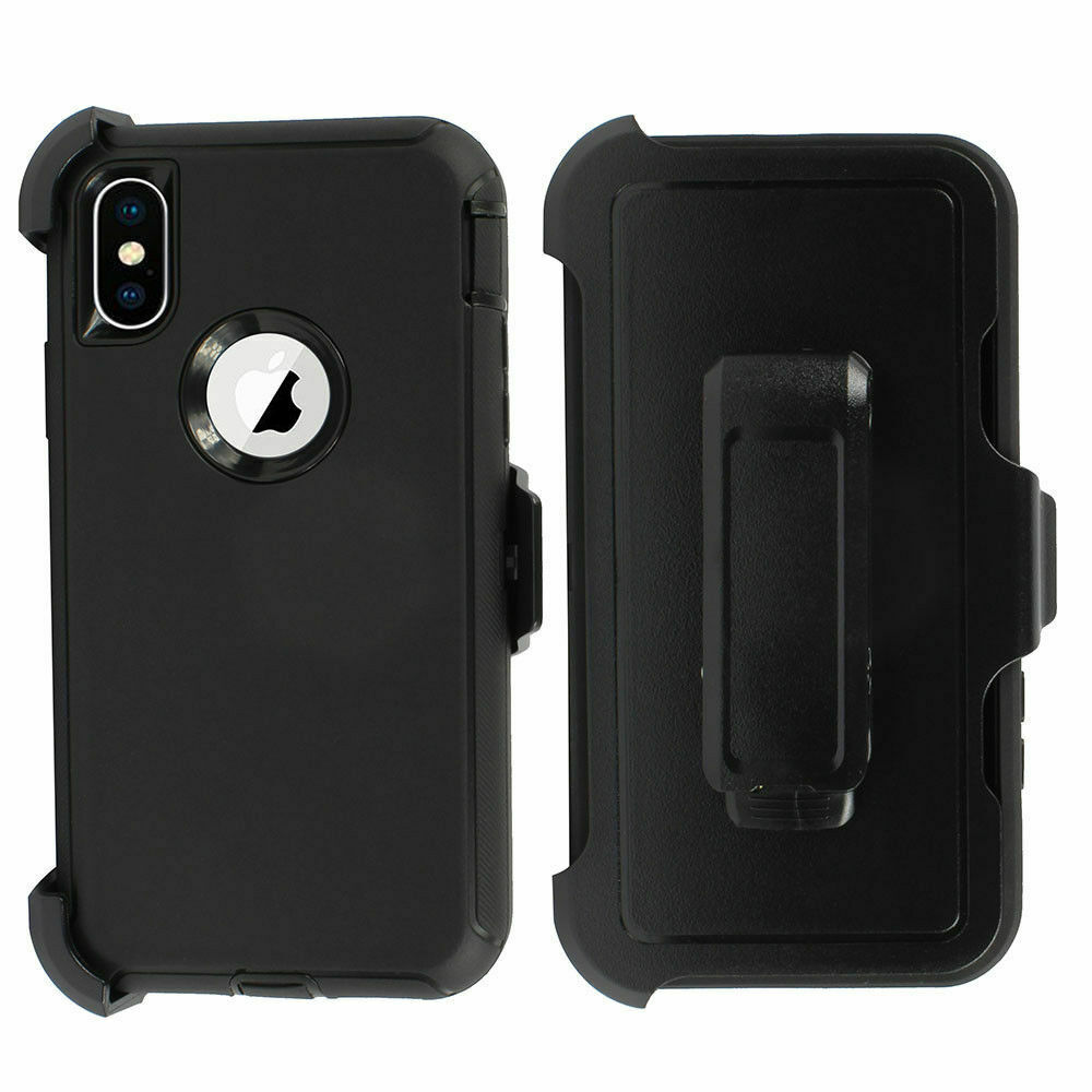 For iPhone 12 11 Pro Max X XR XS 6 6S 7 8 Plus Shockproof Defender Case Holster