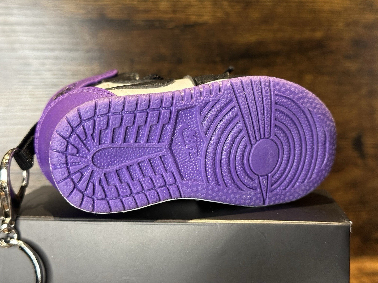 New Purple Luxury Portable Charger Power Bank Keychain Mini Air Jordan