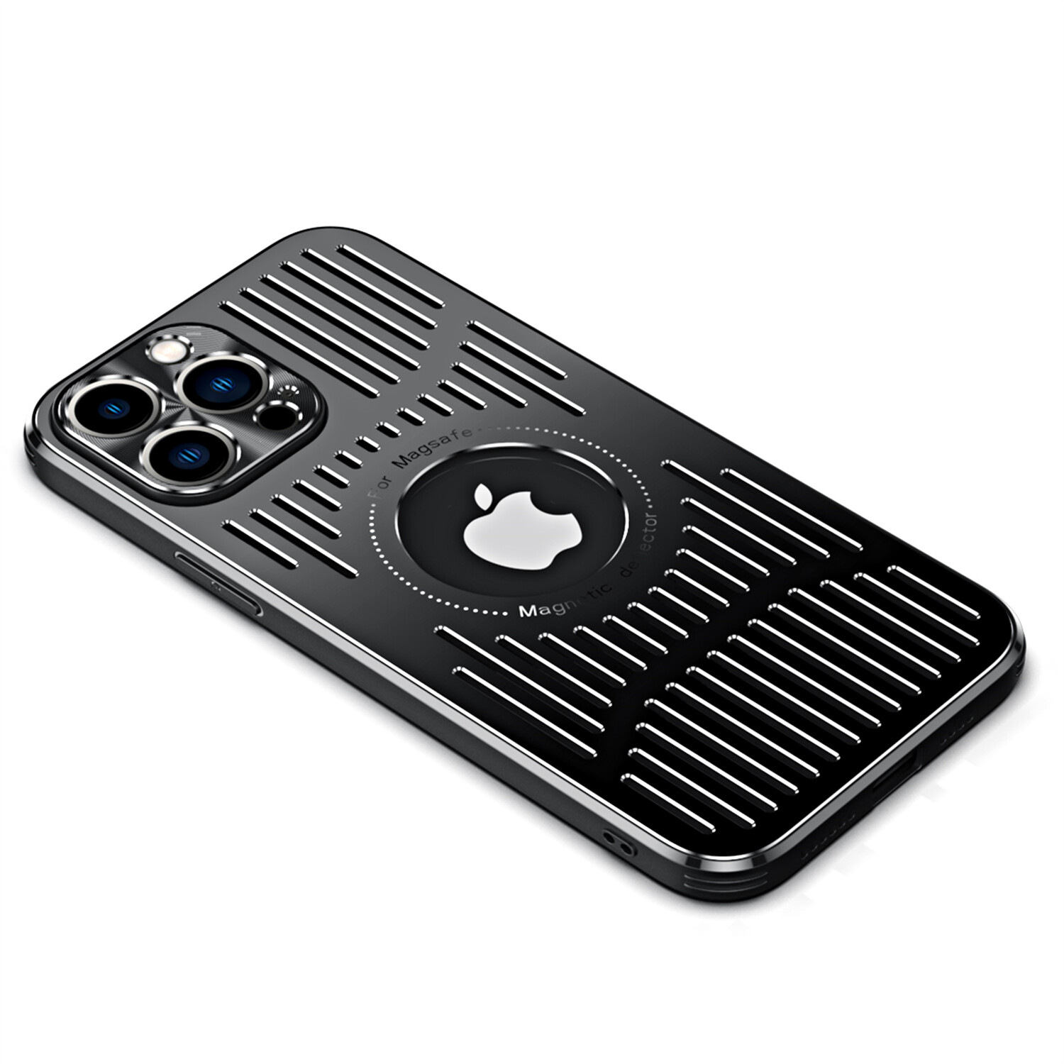 For iPhone 16 Pro Max 15 14 13 12 MagSafe Metal Shockproof Heat Dissipation Case