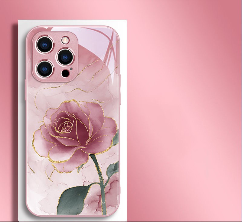 For iPhone 17 Air 17 Pro Max 16 15 14 13 12 XR XS 7 8 Phone Case Fashion Flower