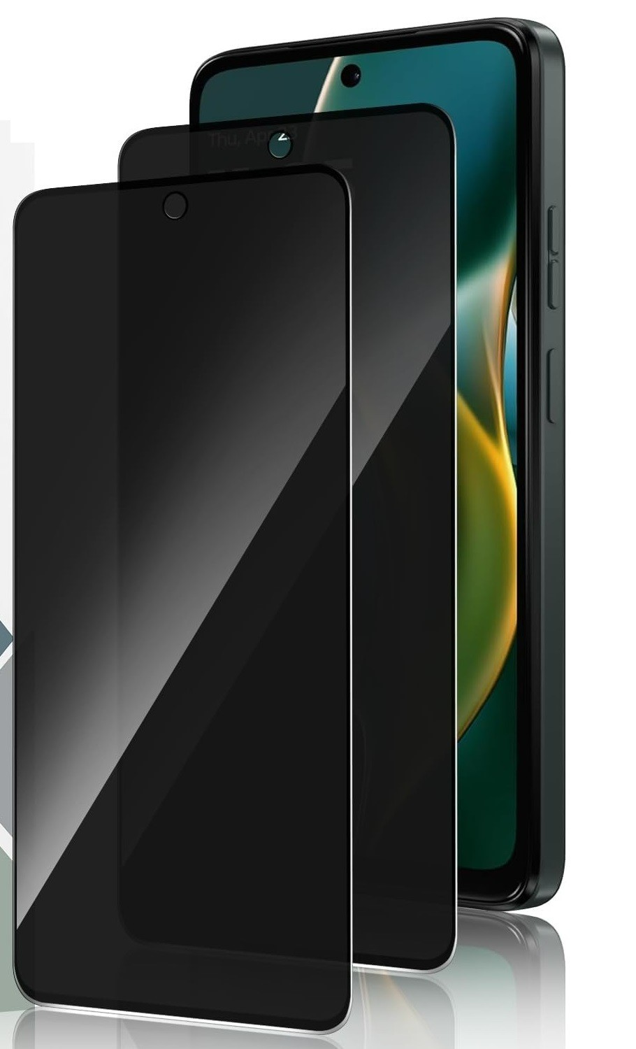 2 Pack Privacy Tempered Glass Screen for Motorola Moto G 5G 2025 Anti-Spy
