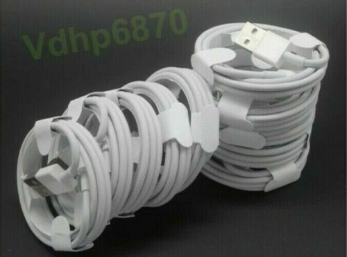 10 PACK 3/6FT USB Sync Data Charging Charger Cable Cord for iPhone 6 7 8 8+ 11 X