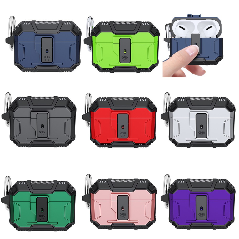 For Apple AirPods Pro 3 /2 1/2/3/4 th gen Earphones hard Case Cover+Keychain