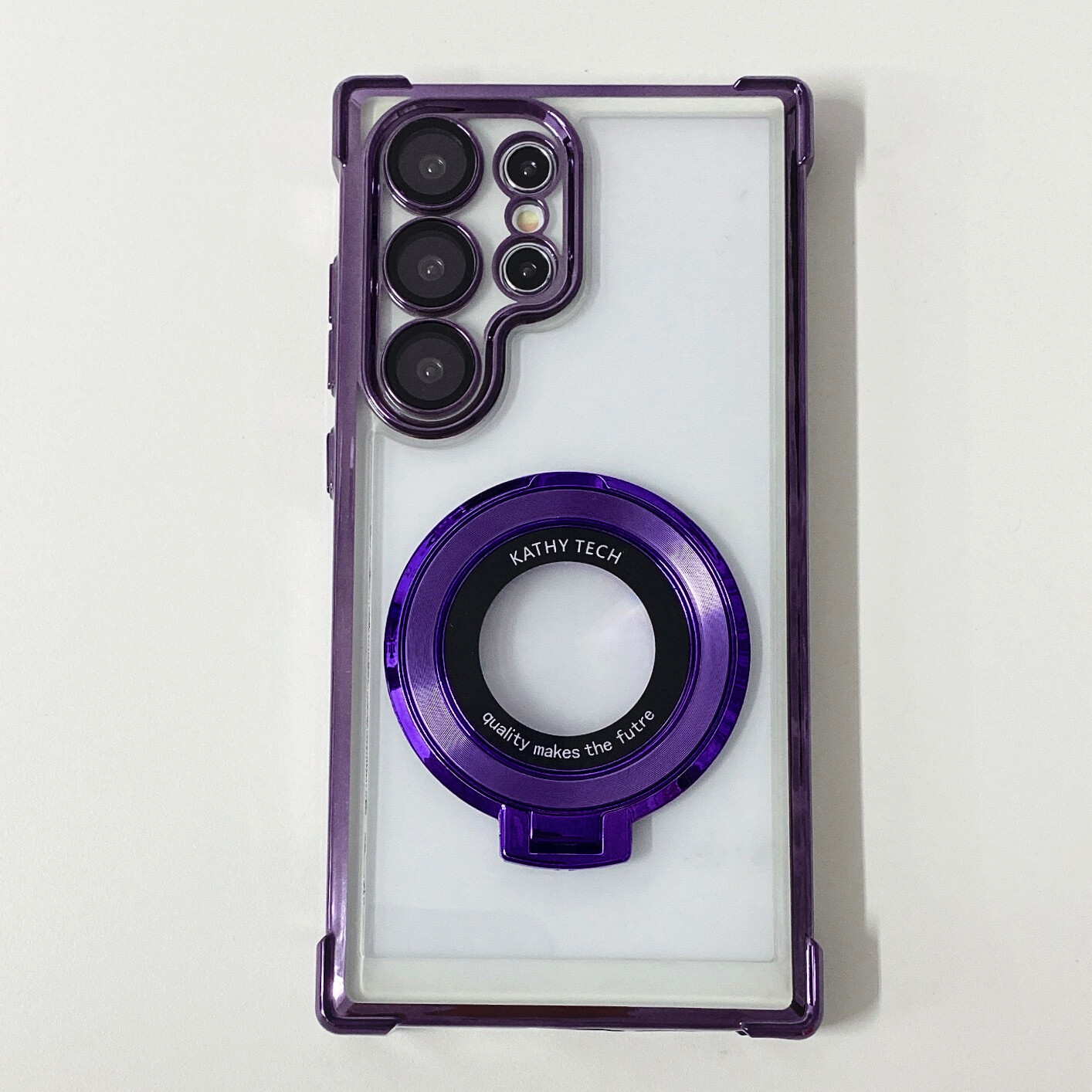 Case For Samsung Galaxy S25 Ultra S24FE S23 Shockproof Mag Safe Ring Stand Cover