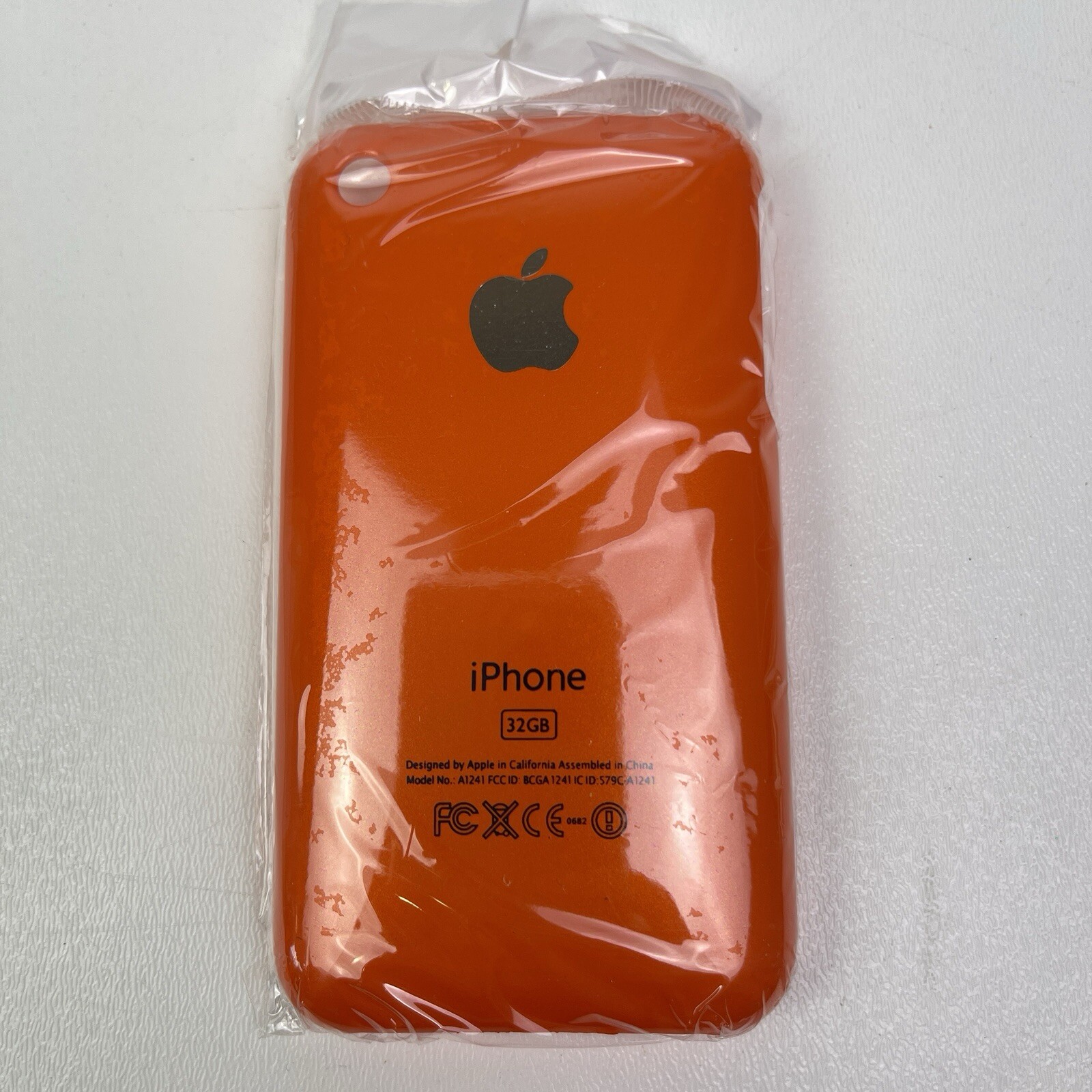 New for Apple iPhone 3G a1241 Designed Hard Cover Orange Case 32G